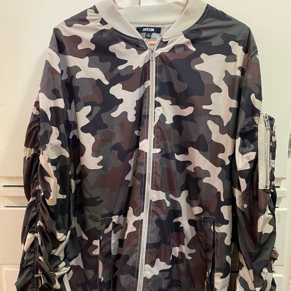 Jackson camouflage bomber jacket